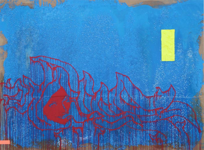Blue, God’s Hands, 2008
