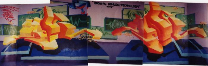 Graffiti piece g-02