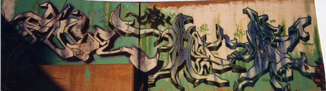 Graffiti piece g-34